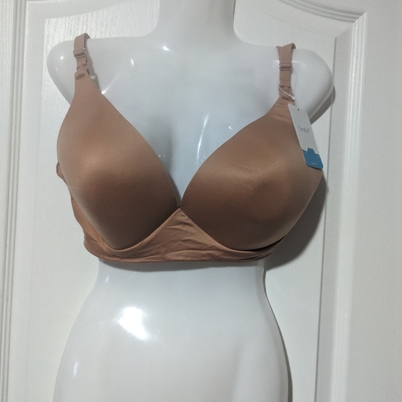 Gratlin Women's Wire Free Lightly Lined 38DD Maternity Nursing Bra Sun Kissed - Picture 3 of 9